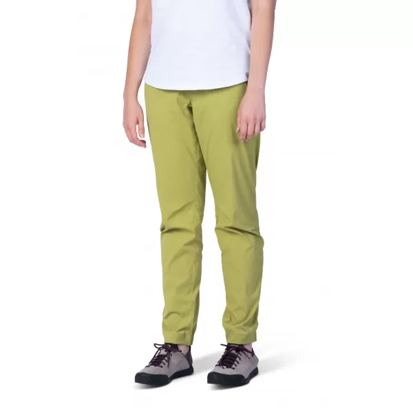  Pantalonii pentru doamne HANNAH WELORY MĂSLIN VERDE 