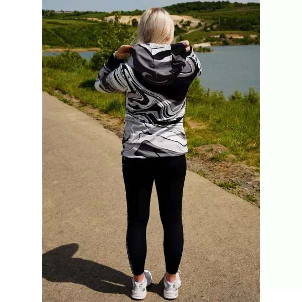  Panoul funcțional pentru femei pe Zip Premium ALTISPORT VOJ/ALW099MI02 ALB -NEGRU 