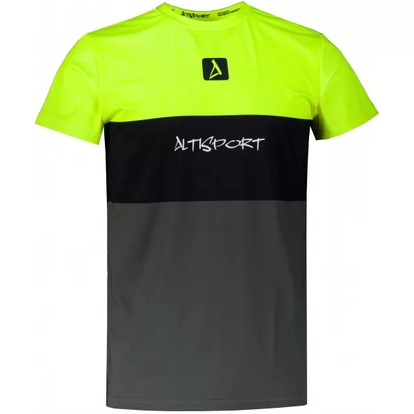  Funcțional t -thirt premium Plus ALTISPORT VOJ/ALM051TR02 NEON-GALBEN 