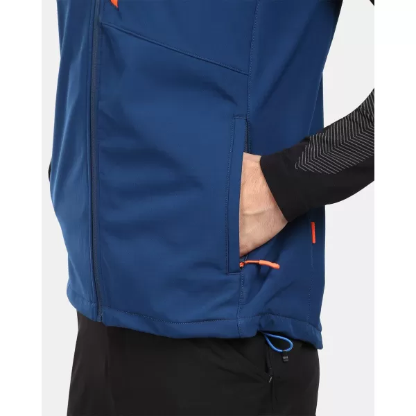  Vestă softshell pentru bărbați KILPI NOIL-M YM0114KI ALBASTRU ÎNCHIS 