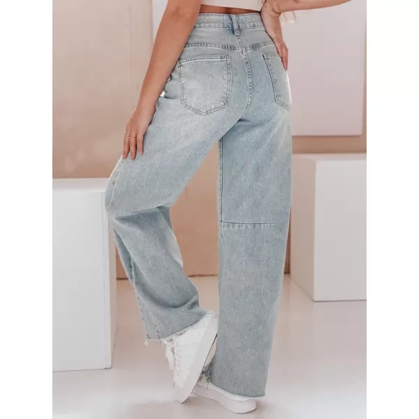  Pantalonii pentru doamne DSTREET BAGETSON UY2431 GRI DESCHIS 
