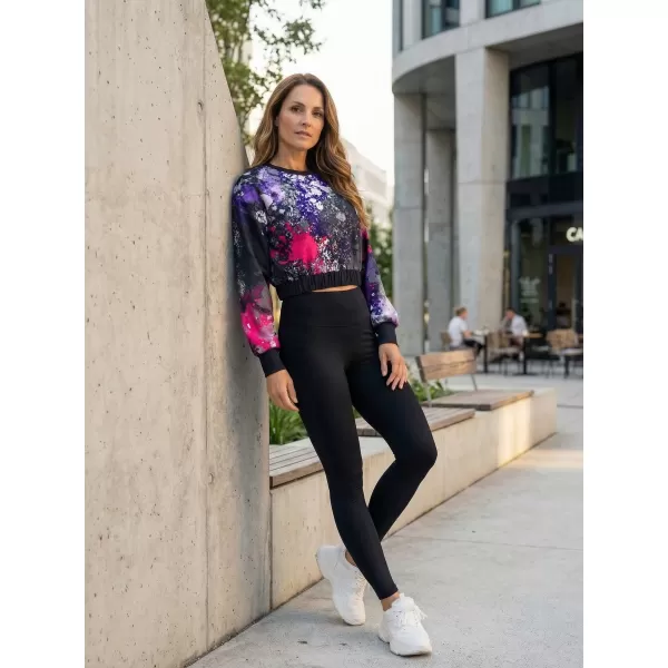  Premium cu hanorac decupat funcțional pentru femei ALTISPORT VOJ/ALW055MI08 NEGRU -PINK 