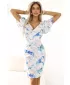 Rochie NUMOCO NINA 479-8 MODEL DE FLORI ALBASTRE