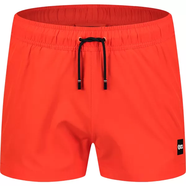  Pantaloni scurți de baie NORDBLANC BAY NBSPM8018 CERNEALĂ PORTOCALIE 
