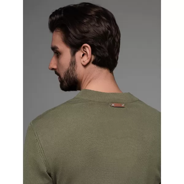  Pulover pentru bărbați OMBRE OM-SWZS-0124 MĂSLIN 