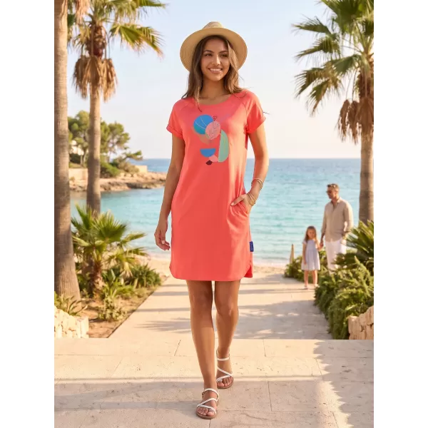  Rochie ALTISPORT EDNITA CORAL 