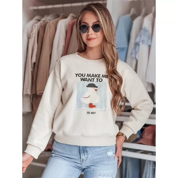  Panoul pentru doamne DSTREET GOOSHY BY1427 ALB 