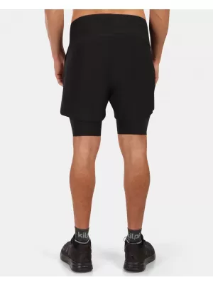 Pantaloni scurți de alergare pentru bărbați KILPI BRAGA-M YM0413KI NEGRU