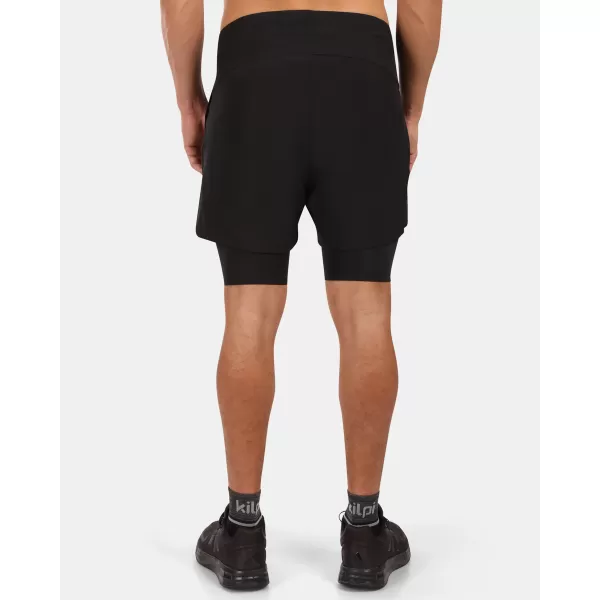  Pantaloni scurți de alergare pentru bărbați KILPI BRAGA-M YM0413KI NEGRU 