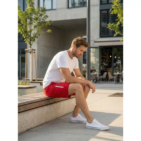  Pantaloni scurţi ALTISPORT EDWON ROŞU 