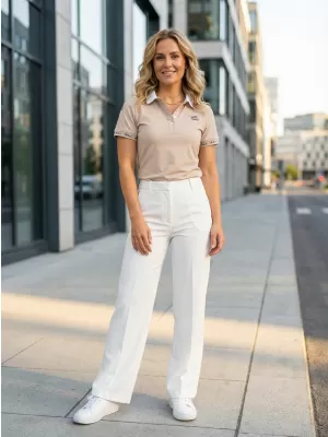 Tricou funcțional pentru femei cu guler premium ALTISPORT VOJ/ALW000TR05 MARO