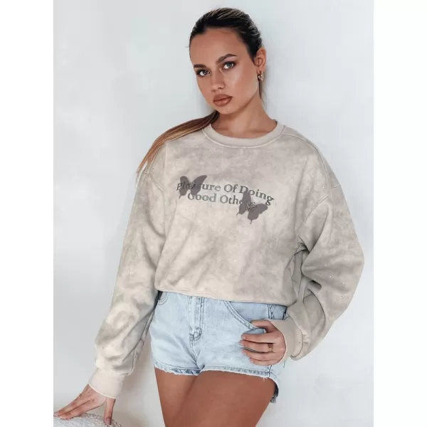  Panoul pentru doamne DSTREET SPARKI BY1406 GRI DESCHIS 