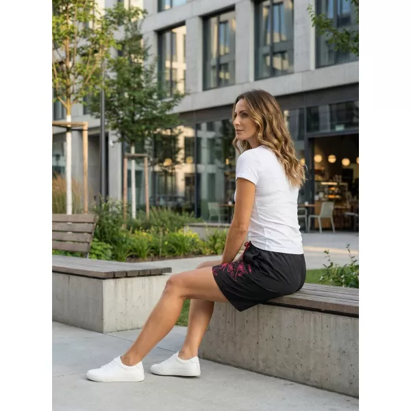  Pantaloni scurți pentru doamne ALTISPORT ELISSA NEGRU 