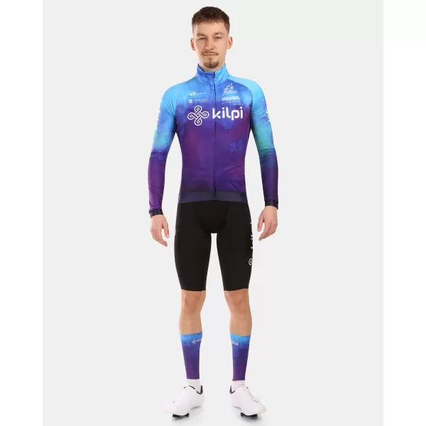  Jersey pentru bărbați cu mâneci lungi KILPI VULCANO-M YM0366KI ALBASTRU 