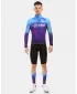 Jersey pentru bărbați cu mâneci lungi KILPI VULCANO-M YM0366KI ALBASTRU