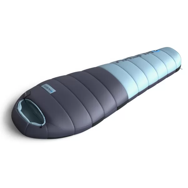  Pungă de dormit cu pene HUSKY DRAPE -20°C ALBASTRU 