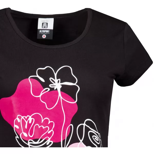  T -thirt ALTISPORT ALW189122 NEGRU -PINK 
