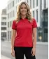 Tricou funcțional pentru femei cu guler premium ALTISPORT VOJ/ALW000TR05 ROŞU