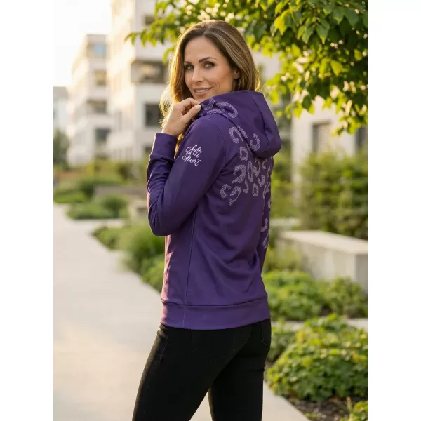  Premium cu hanorac funcțional pentru femei ALTISPORT VOJ/ALW047MI01 VIOLET 