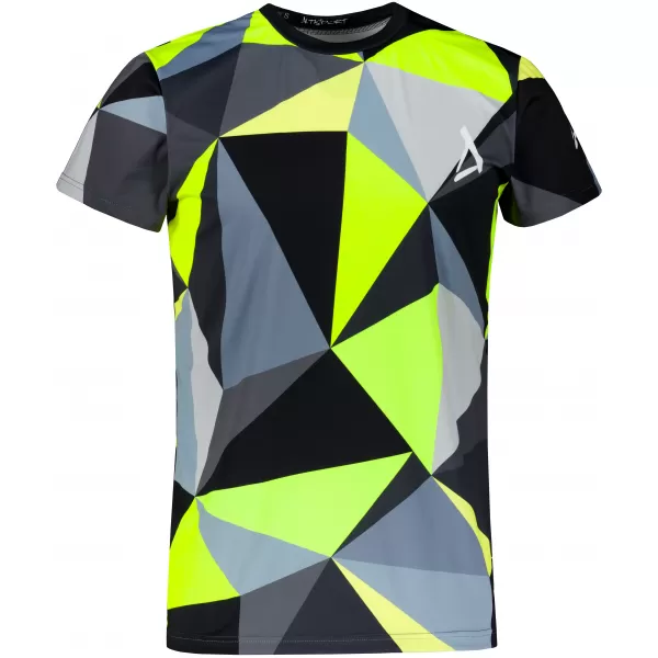  Funcțional t -thirt premium Plus ALTISPORT VOJ/ALM007TR02 NEGRU/FLUO YELLOW 