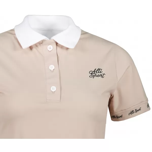 Tricou funcțional pentru femei cu guler premium ALTISPORT VOJ/ALW000TR05 MARO 