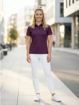 Tricou funcțional pentru femei cu guler premium ALTISPORT VOJ/ALW000TR05 VIOLET