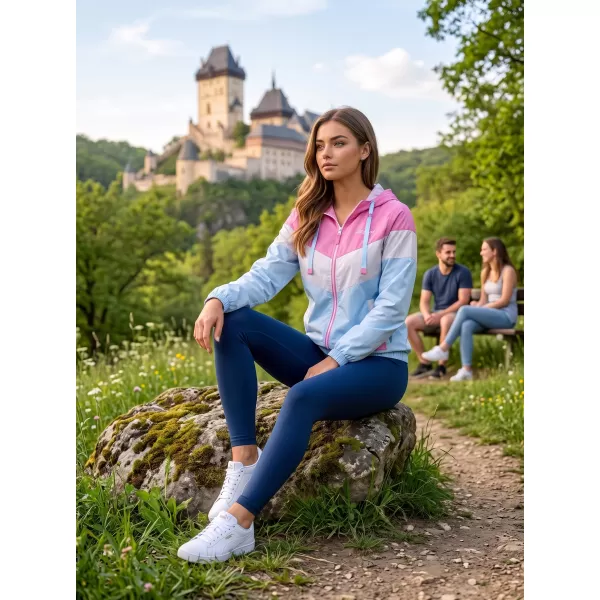  Geacă pentru doamne ALTISPORT EDNA ROZ DESCHIS 
