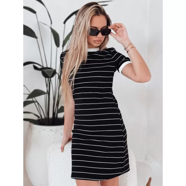  Rochie DSTREET FITLINES EY2584 NEGRU 