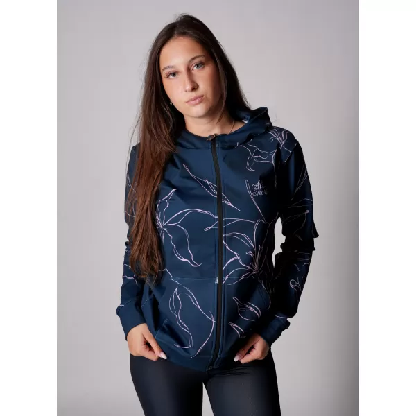  Panoul funcțional pentru femei pe Zip Premium ALTISPORT VOJ/ALW100MI02 ALBASTRU ÎNCHIS/ROZ 