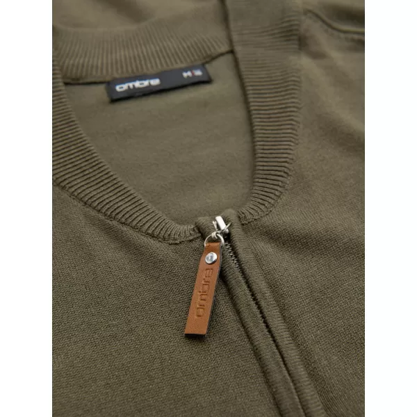  Pulover pentru bărbați OMBRE OM-SWZS-0124 MĂSLIN 