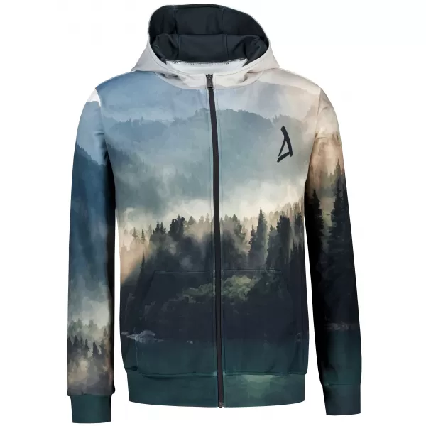  Panouri funcționale pentru bărbați pe Zip Premium ALTISPORT VOJ/ALM030MI02 PĂDURE/VERDE 