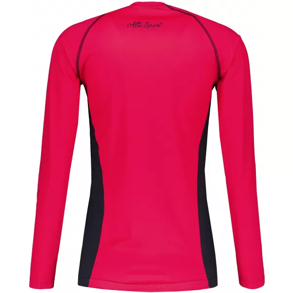  Tricou funcțional pentru femei cu mâneci lungi premium ALTISPORT VOJ/ALW078TR03 ROŞU 