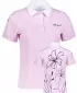 Tricou funcțional pentru femei cu guler premium ALTISPORT VOJ/ALW075TR05 ROZ UȘOR