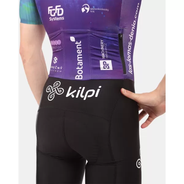  O salopetă pentru biciclete cu mâneci scurte KILPI AURORA-M YM0367KI ALBASTRU 