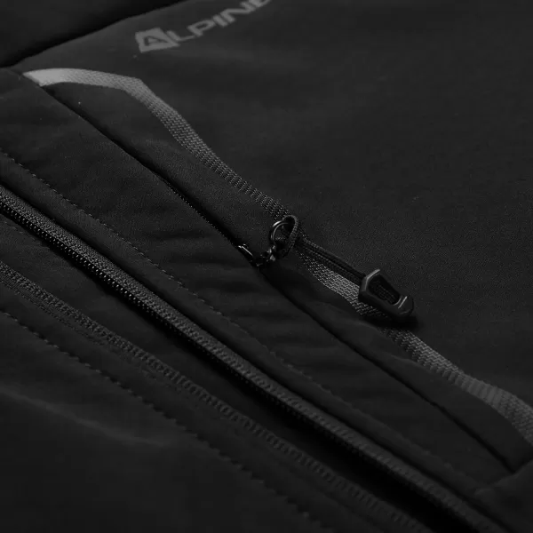 Jacheta pentru bărbați ALPINE PRO HOOR NEGRU 