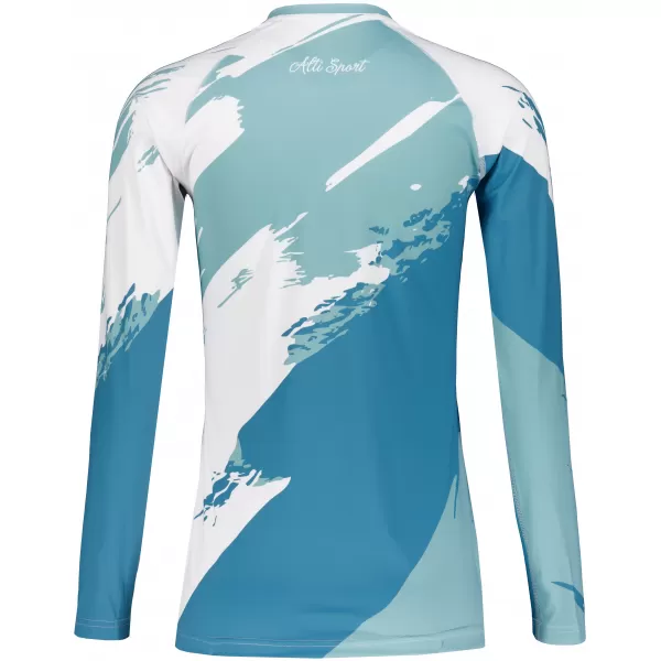  Tricou funcțional pentru femei cu mâneci lungi premium ALTISPORT VOJ/ALW081TR03 ALBASTRU 