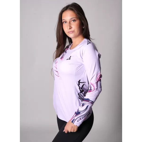  Tricou funcțional pentru femei cu mâneci lungi premium ALTISPORT VOJ/ALW064TR03 LILIAC 
