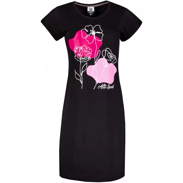  Rochie ALTISPORT ALW189178 NEGRU -PINK 