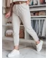 Pantalonii pentru doamne DSTREET MADELINA UY2623 BEJ