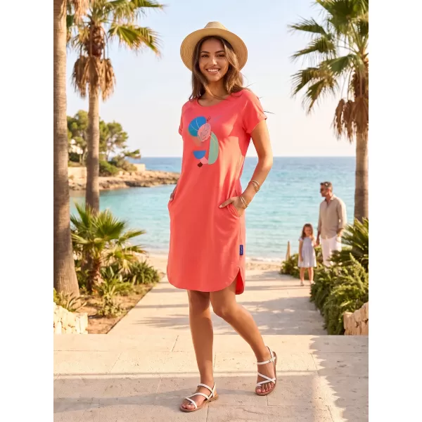  Rochie ALTISPORT EDNITA CORAL 