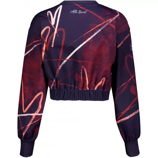  Premium cu hanorac decupat funcțional pentru femei ALTISPORT VOJ/ALW082MI08 VIOLET 