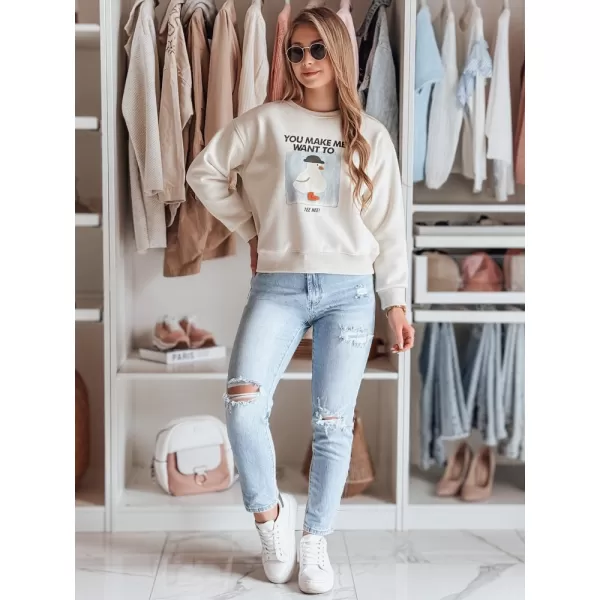  Panoul pentru doamne DSTREET GOOSHY BY1427 ALB 