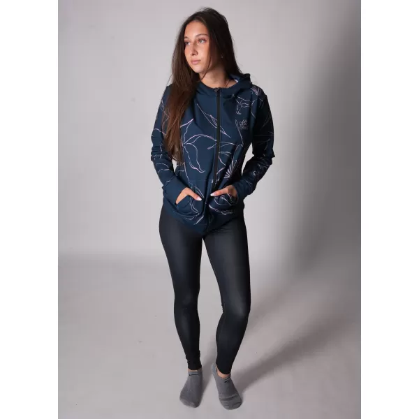  Panoul funcțional pentru femei pe Zip Premium ALTISPORT VOJ/ALW100MI02 ALBASTRU ÎNCHIS/ROZ 