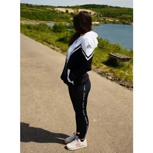  Panoul funcțional pentru femei pe Zip Premium ALTISPORT VOJ/ALW101MI02 ALB -NEGRU 