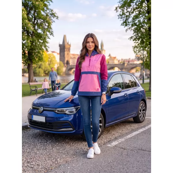  Geacă pentru doamne ALTISPORT ELENE ROZ/BURGUNDIA 