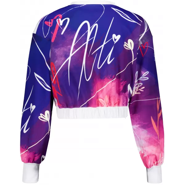  Premium cu hanorac decupat funcțional pentru femei ALTISPORT VOJ/ALW083MI08 VIOLET 