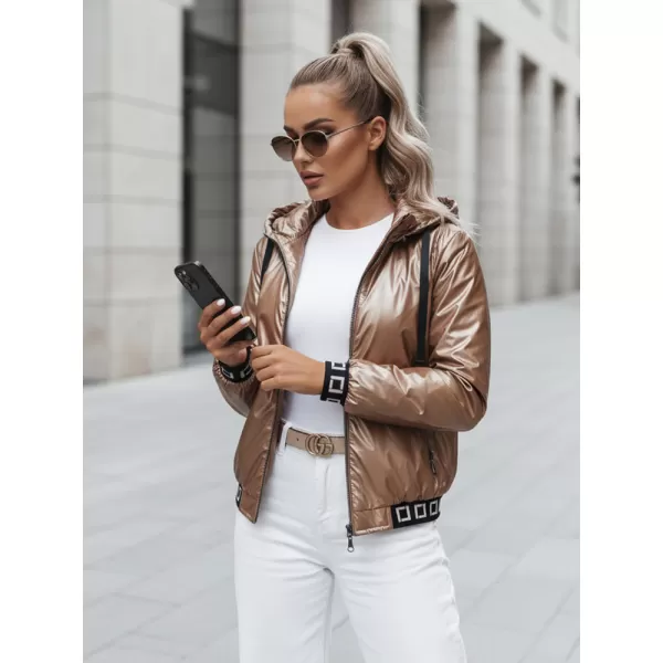  Geacă pentru doamne DSTREET BOMBESS TY4913 BEJ 