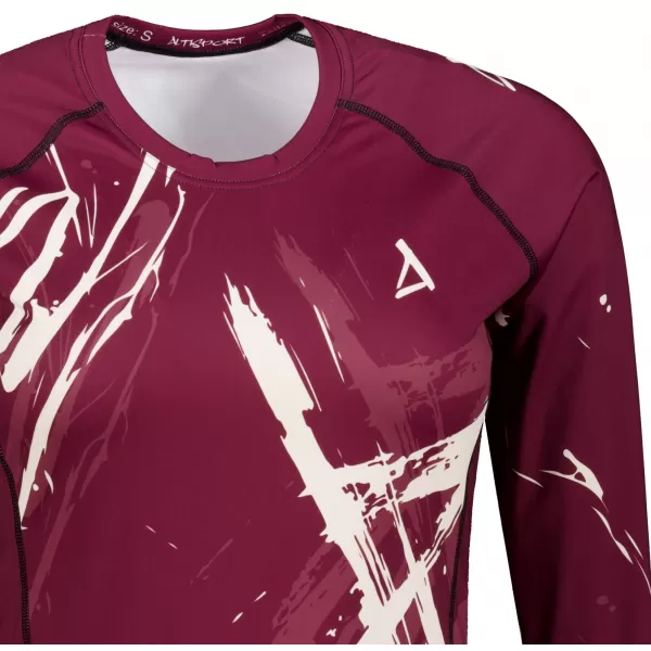  Tricou funcțional pentru femei cu mâneci lungi premium ALTISPORT VOJ/ALW074TR03 MINEREU 