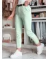Pantalonii pentru doamne DSTREET TAIRONIK UY2541 VERDE DESCHIS
