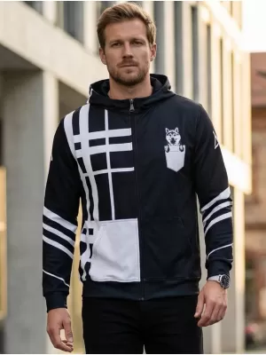 Panouri funcționale pentru bărbați pe Zip Premium ALTISPORT VOJ/ALM098MI02 SHIBA